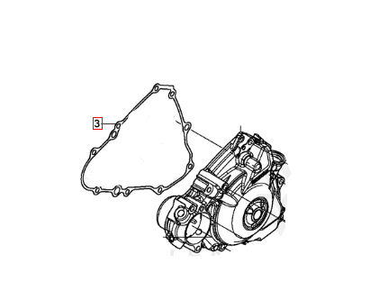 CRF450X'19-26 Left Crankcase Cover Gasket